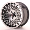 Llanta JAPAN RACING JR14 8 X 16" (5XMULTI) ET20 Black Machined Face