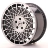 Llanta JAPAN RACING JR14 8,5 X 18" (5XMULTI) ET35 Black Machined Face