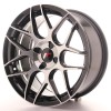 Llanta JAPAN RACING JR18 8 X 17" (4XMULTI) ET35 Black Machined Face