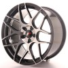Llanta JAPAN RACING JR18 9,5 X 18" (5XMULTI) ET38 Black Machined Face