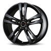 Llanta MAK ZENITH MATT BLACK 7.0 x 17" (5x100) ET35 NEGRO MATE