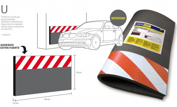 PROTECTOR MULTIUSOS PARA PAREDES 900X750X25MM..