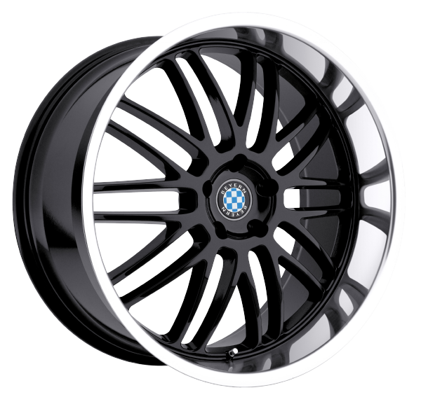 Llanta BEYERN BEYMESH 9.5x18 (5x120) ET45 NEGRO / ARO PULIDO