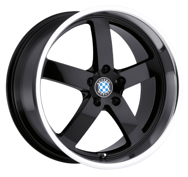 Llanta BEYERN RAPP 9.0x22 (5x120) ET35 NEGRO / ARO PULIDO