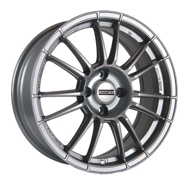 Llanta FONDMETAL 9RR SILVER 8.0 x 18" (5x112) ET45 PLATA BRILLANTE