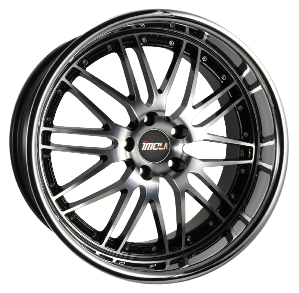 kit 4 llantas IMOLA FORCE SUV 8.5x20 (5x120) ET35 NEGRO / PULIDO