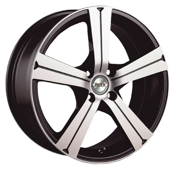 Llanta IMOLA RACER 7.5x18 (5x100) ET38 NEGRO / PULIDO