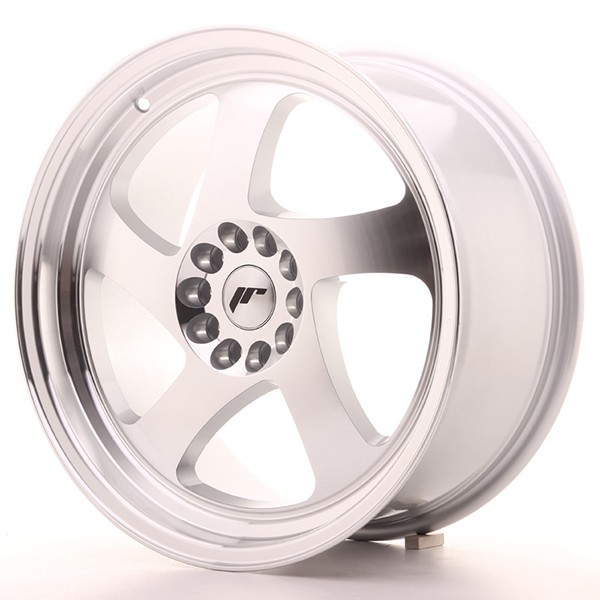 Llanta JAPAN RACING JR15 8,5 X 18" (5XMULTI) ET35 Silver Machined Face