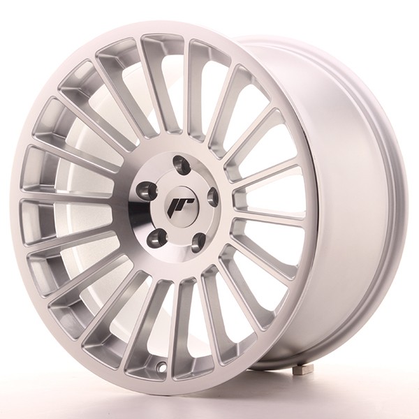 Llanta JAPAN RACING JR16 10 X 19" (5XMULTI) ET35 Silver Machined Face