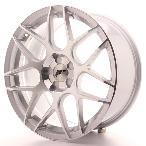 Llanta JAPAN RACING JR18 8,5 X 18" (5XMULTI) ET38 Silver Machined Face