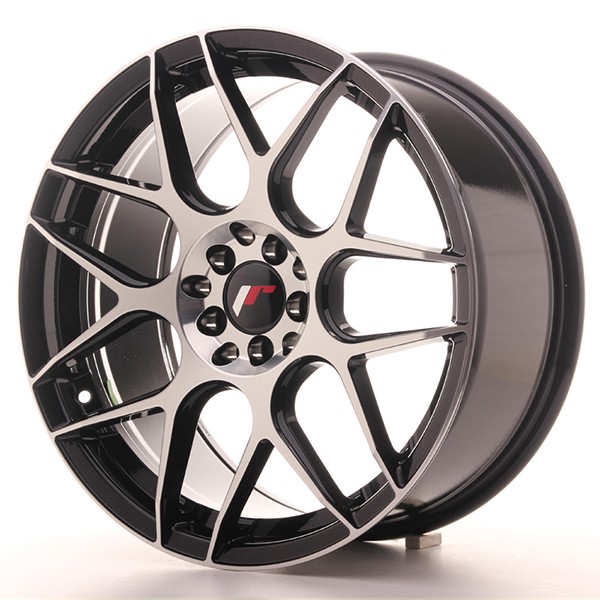 Llanta JAPAN RACING JR18 8,5 X 18" (5XMULTI) ET40 Black Machined Face