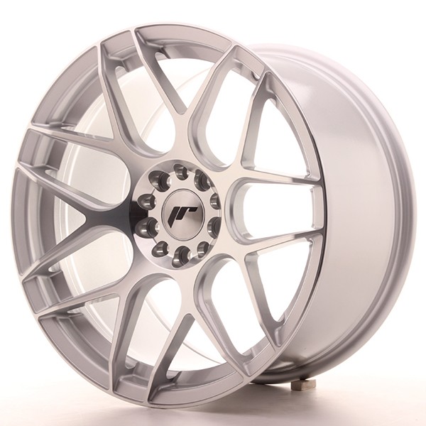 Llanta JAPAN RACING JR18 9,5 X 18" (5XMULTI) ET40 Silver Machined Face