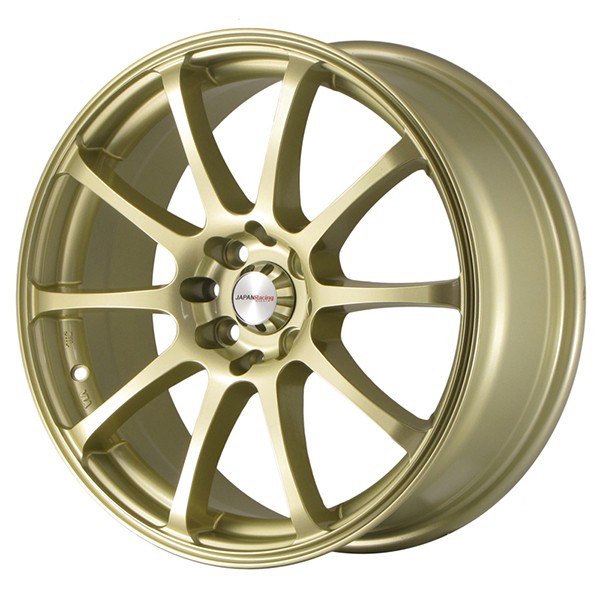 Llanta JAPAN RACING JR2 7 X 17" (4XMULTI) ET40 Gold