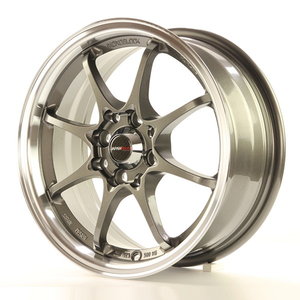 Llanta JAPAN RACING JR5 6,5 X 15" (4XMULTI) ET35 Gun metal