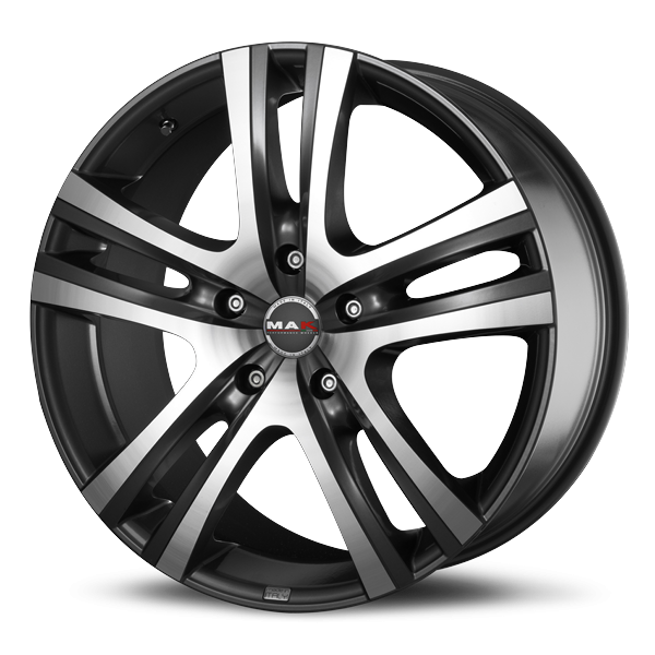 Llanta MAK ARIA MIRROR 9.0 x 18" (5x120) ET35 ANTRACITA / PULIDO