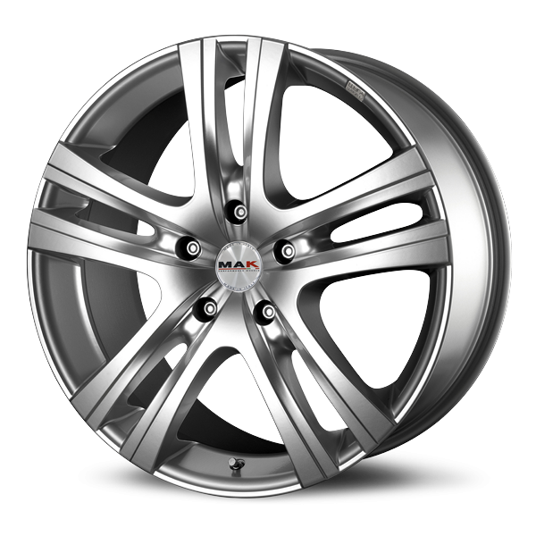 Llanta MAK ARIA SILVER 6.50 x 16" (5x130) ET60 PLATA BRILLANTE