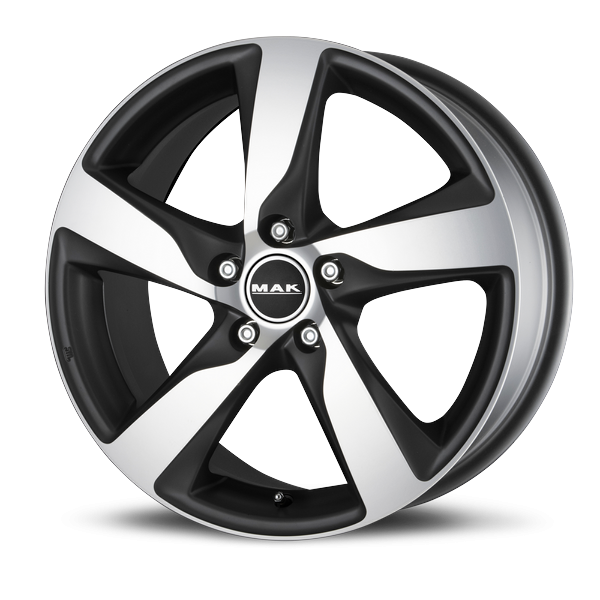 Llanta MAK GOTHENBURG ICE 8.0 x 18" (5x108) ET45 ANTRACITA MATE / PULIDO