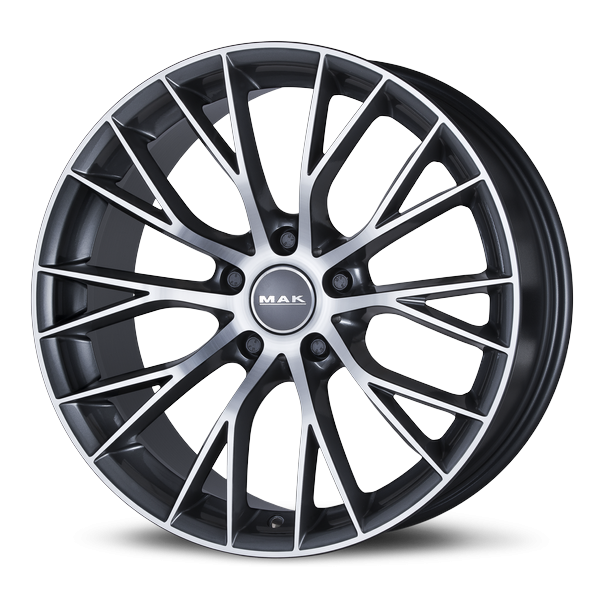 Llanta MAK MUNCHEN MIRROR 9.5 x 20" (5x120) ET35 ANTRACITA / PULIDO