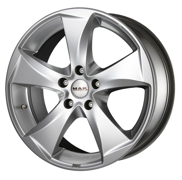 Llanta MAK RAPTOR 5 SILVER 8.5 x 19" (5x108) ET45 PLATA BRILLANTE