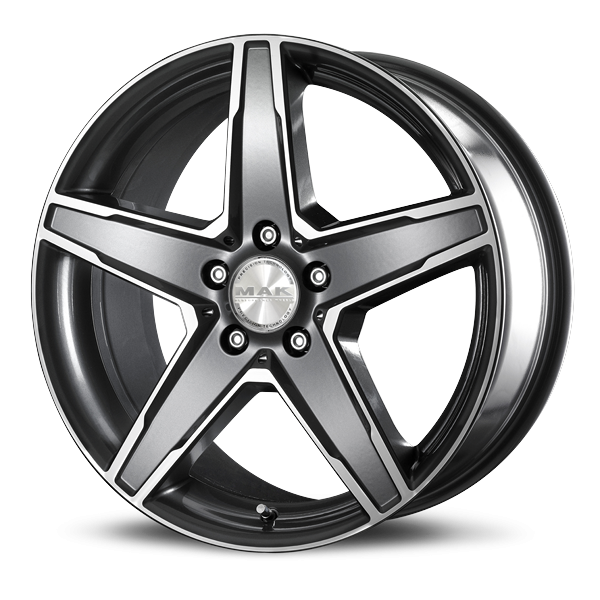 Llanta MAK STERN MIRROR 8.5 x 20" (5x112) ET45 ANTRACITA / PULIDO