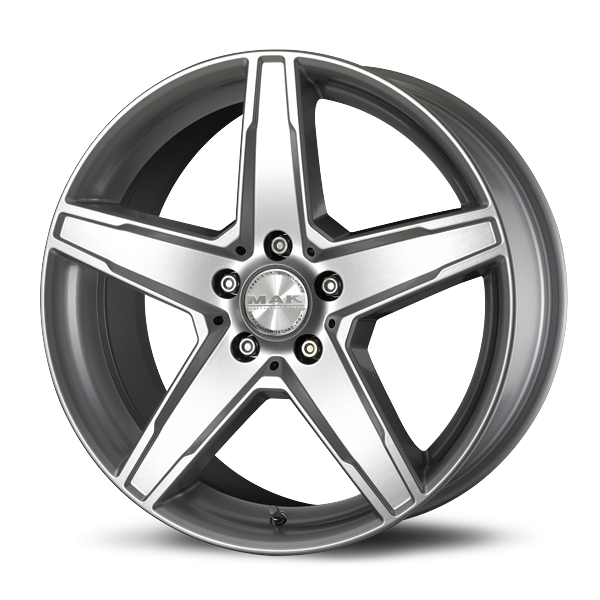 Llanta MAK STERN SILVER 8.5 x 20" (5x112) ET45 PLATA BRILLANTE