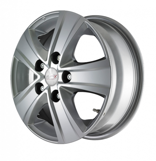 Llanta MATRIX FUOCO 5 VAN+ SILVER 6.5 x 15" (5x118) ET65 PLATA BRILLANTE