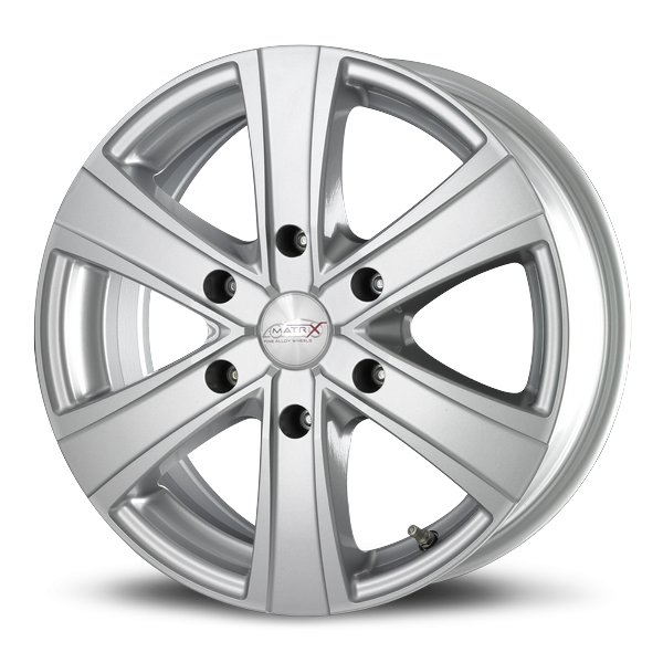Llanta MATRIX FUOCO 6 VAN SILVER 6.5 x 16" (6x130) ET50 PLATA BRILLANTE
