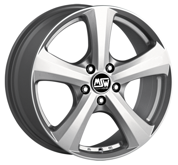 Llanta MSW 19 W 6.5 x15" (5x100) ET35 PLATA