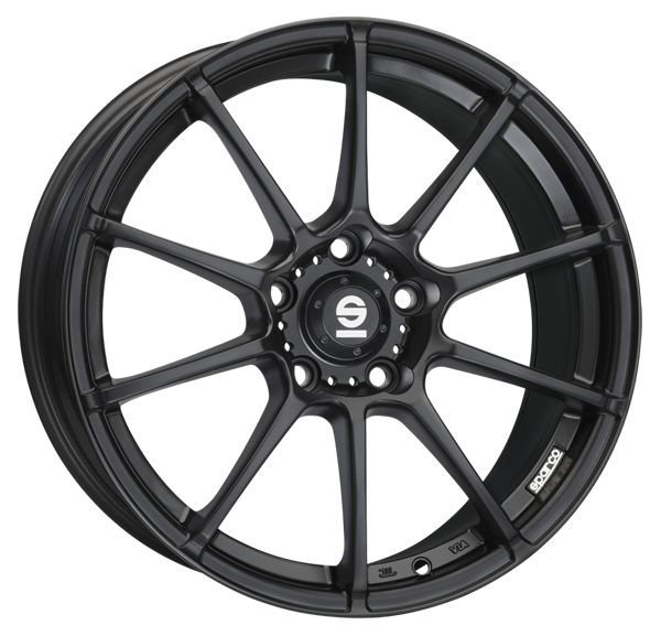 Llanta SPARCO ASSETTO GARA 7.5 x17" (5x108) ET45 NEGRO MATE