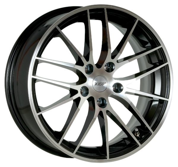 Llanta TSW RAIL 7.0x17 (4x108) ET25 NEGRO / PULIDO