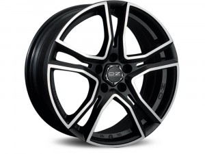 Llanta OZ Racing ADRENALINA 6,5 X 15" (4X100) ET37 MATT BLACK DIAMOND CUT