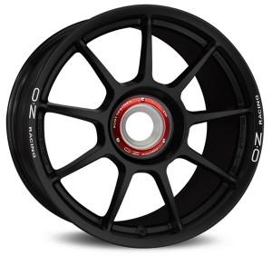Llanta OZ Racing CHALLENGE HLT CL 12 X 18" (MONOTUERCAX) ET48 MATT BLACK WHITE LETTERING