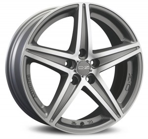 Llanta OZ Racing ENERGY 8 X 17" (5X112) ET35 MATT SILVER TECH DIAMOND CUT
