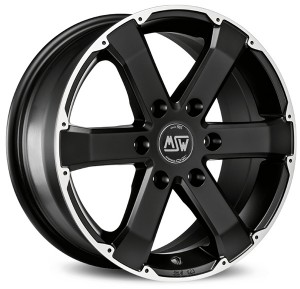 Llanta MSW MSW 46 7,5 X 17" (6X139,7) ET50 MATT BLACK FULL POLISHED
