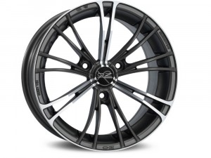 Llanta OZ Racing X2 5,5 X 15" (3X112) ET30 MATT GUN METAL FULL POLISHED (MGMFP)