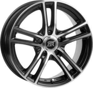 Llanta RACER CUP /MBP 6 X 14" (4X98) ET35 SATIN BLACK MACHINED FACE