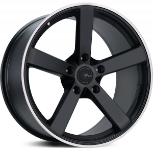 Llanta FOX MS003 BLACK 8 X 18" (5X120) ET45 MATT BLACK MACHINED LIP