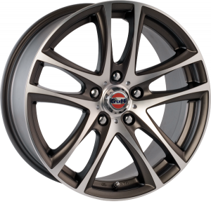 Llanta GULF GT1 /MAP 6 X 14" (4X98) ET35 SATIN GUN METAL MACHINED FACE