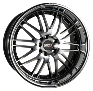 Llanta IMOLA FORCE UHP 9.0x18 (5x120) ET30 NEGRO / PULIDO