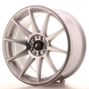 Llanta JAPAN RACING JR11 8,5 X 18" (5XMULTI) ET30 Silver Machined Face