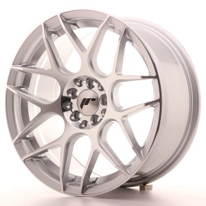 Llanta JAPAN RACING JR18 8 X 17" (4XMULTI) ET35 Silver Machined Face