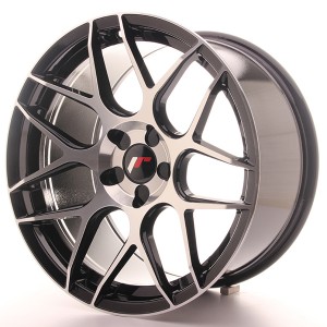 Llanta JAPAN RACING JR18 9,5 X 18" (5XMULTI) ET38 Black Machined Face