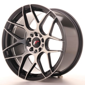 Llanta JAPAN RACING JR18 9,5 X 18" (5XMULTI) ET40 Black Machined Face
