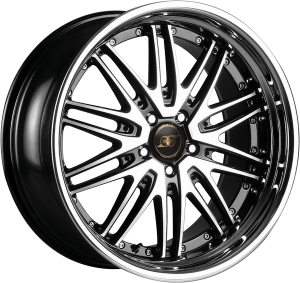 Llanta INFINY KLATZ-KLC /BPIL 9,5 X 20" (5X112) ET30 BLACK MACHINED FACE INOX LIP