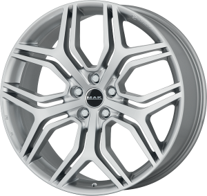 Llanta MAK KINGDOM SILVER 9,5 X 22" (5X120) ET49 SILVER