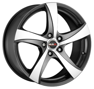 Llanta MAK MISTRAL 7.5x18 (4x108) ET40 ANTRACITA / PULIDO