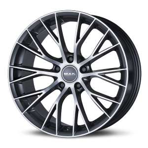 Llanta MAK MUNCHEN MIRROR 8.0 x 17" (5x120) ET20 ANTRACITA / PULIDO