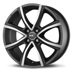 Llanta MAK NITRO 4 ICE 6.5 x 15" (4x108) ET15 ANTRACITA MATE / PULIDO