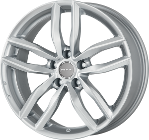 Llanta MAK SARTHE SILVER 7 X 17" (5X100) ET38 SILVER