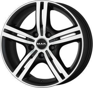 Llanta MAK VELOCE ICE 5,5 X 14" (4X108) ET16 MATT BLACK/ICE FACE